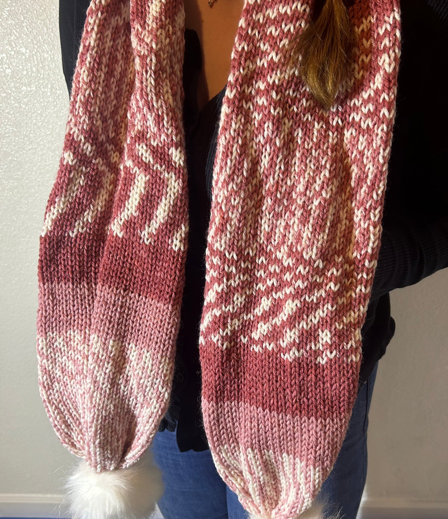 Fair Isle Knit Scarf
