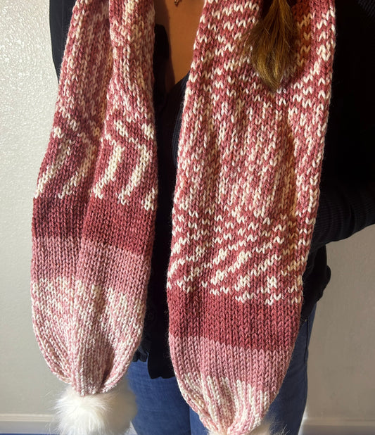 Fair Isle Knit Scarf